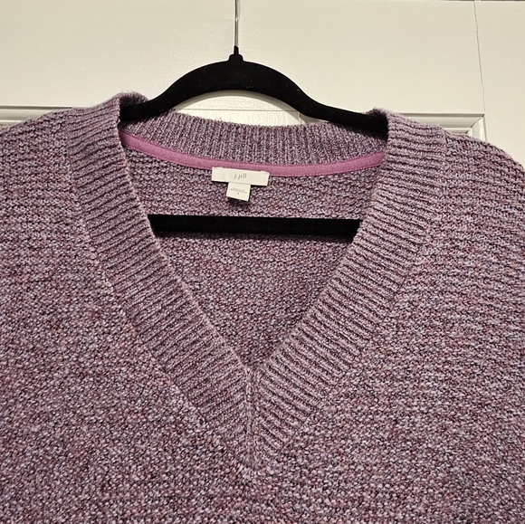 J.jill purple knit sweater - Picture 5 of 7